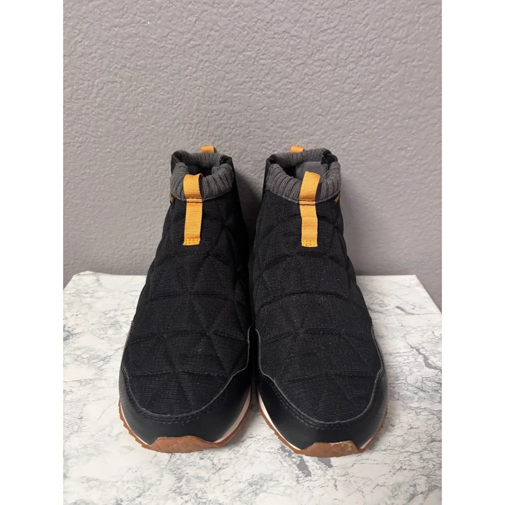 Teva Womens 8 Ember Commute WP Boots Black Quilted Waterproof Sneaker 1123431